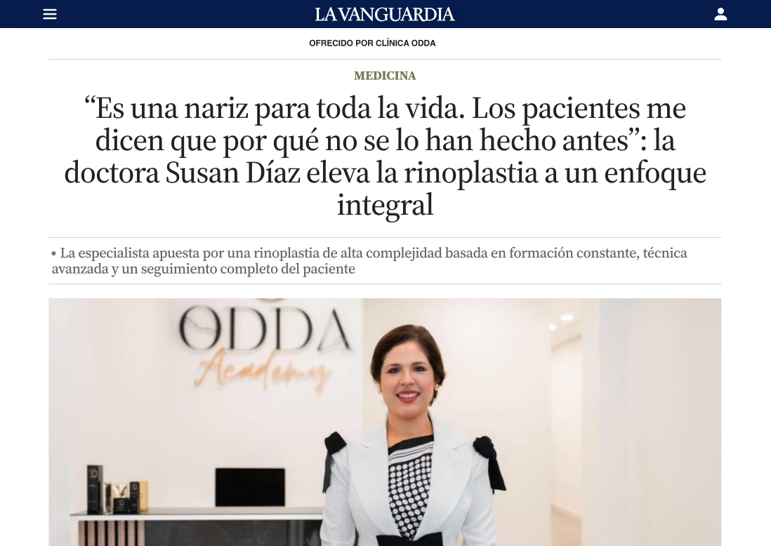 dra susan diaz rinoplastia la vanguardia 2